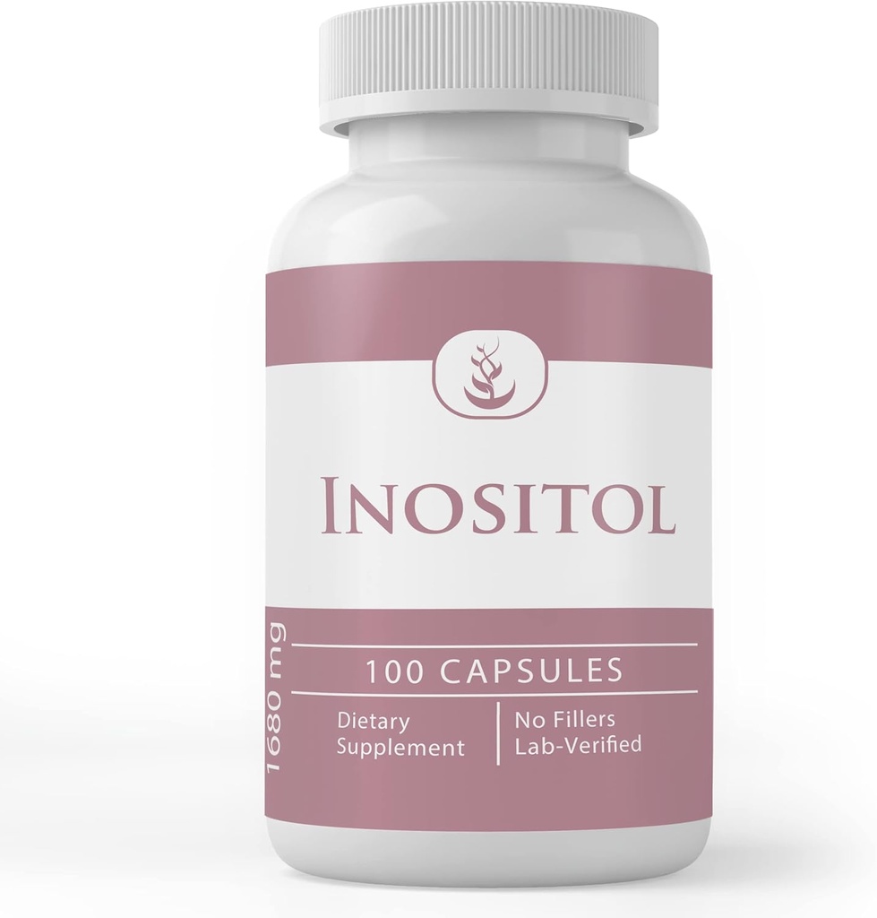 PURE ORIGINALSKE INGREDIENSER Inositol, (100 kapsler) Altid ren, ingen tilsætningsstoffer eller fyldstoffer