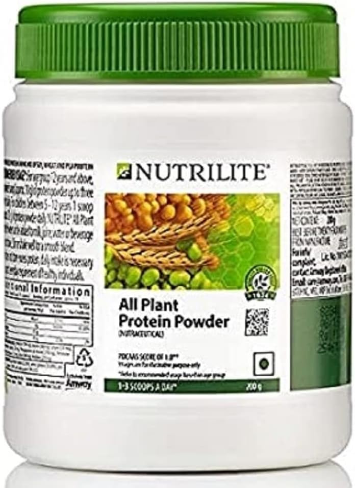 Amway Nutrilite All Plant Protein Powder - 200G Og stilfuldt hår / hoved Band [Diverse] - Combo