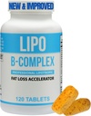 Lipo BC, Lipo B- Complex 120 tabletter - Forbedret, samme betroede Lipo BC Formulering Minus Harsh Coating Ingredienser - Renere Ingredienser til optimale resultater. Legere Pharmaceuticals