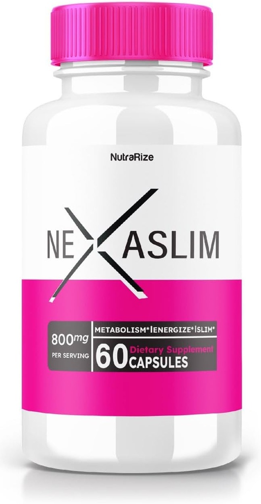 Nexaslim kapsler - Nexaslim Metabolisme Booster Formel, Kosttilskud til avancerede vægttab, Maksimal styrke All- Natural Pills for Targeting Belly Fat, Nexa Slim Anmeldelser (60 kapsler)