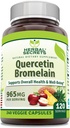 Urtehemmeligheder Quercetin 800mg med bromelain 165mg, Veggie kapsler Supplement 124; Non- GMO