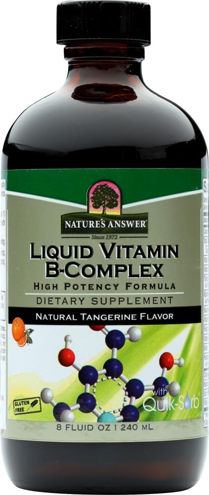 Naturens svar, vitamin B kompleks, 8 Fl Oz
