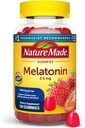 Nature Made Melatonin Gummies 2, 5 mg, 100% Drug Free Sleep Aid til voksne, Melatonin Supplement 130 Tæl, 130 Day Supply