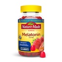 Nature Made Melatonin Gummies 2, 5 mg, 100% Drug Free Sleep Aid til voksne, Melatonin Supplement 130 Tæl, 130 Day Supply
