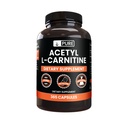Pure Original Ingredienser Acetyl L- Carnitin (365 kapsler) Ingen Magnesium eller Rice Fillers, Altid Pure, Lab Verified