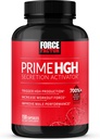 FORCE FACTOR Prime HGH Secretion Activator Supplement for mænd med L-arginin og L-glutamin til Trigger HGH produktion, Boost Workout Force, og forbedre atletisk ydeevne, 150 kapsler