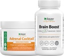 Jigsaw Health Bundle, 124; Adrenal Cocktail, 60 Servere (Jar), og Brain Boost, 90 Kapsler