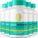 Neuro Defender Brain Kosttilskud til hukommelse og fokus kapsler NeuroDefender Advanced Formel Brain Health Support Pills, Ekstra styrke Nootropics Neuro Defender Alle naturlige anmeldelser (5 Pack)