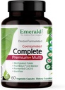 EMERALID ETIKER Complete Premium Multi - Multivitamin til fordøjelse og immunforsvar med vitamin C som PureWay-C, B Vitamin Complex, Albion Chelated Zink & mere - 60 vegetabilske kapsler (30-dages forsyning)