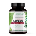 EMERALID ETIKER Complete Premium Multi - Multivitamin til fordøjelse og immunforsvar med vitamin C som PureWay-C, B Vitamin Complex, Albion Chelated Zink & mere - 60 vegetabilske kapsler (30-dages forsyning)