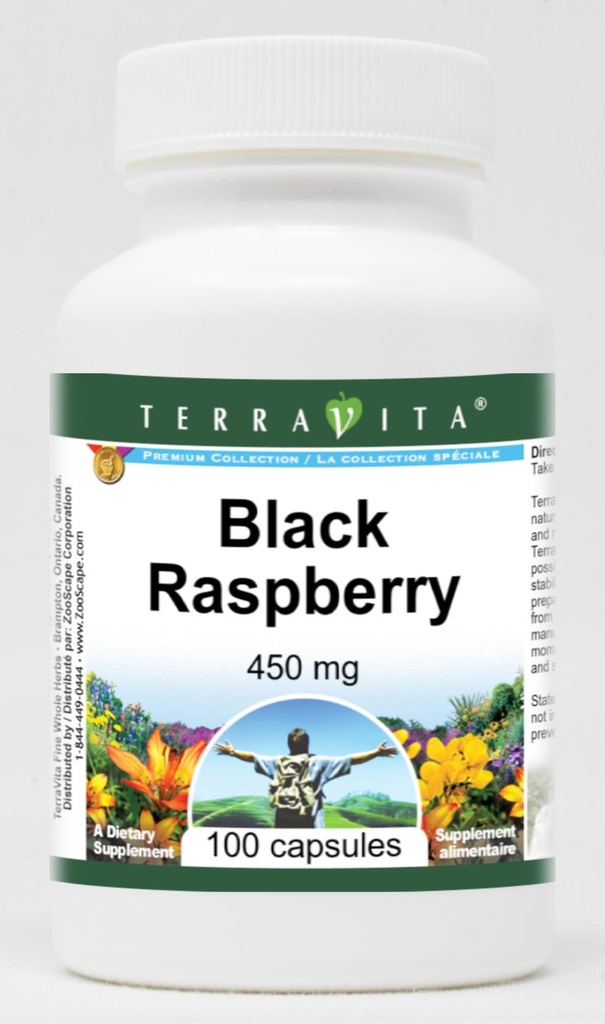 Sort Hindbær - 450 mg (100 kapsler, ZIN: 519368)