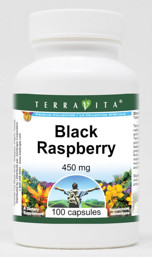 Sort Hindbær - 450 mg (100 kapsler, ZIN: 519368)