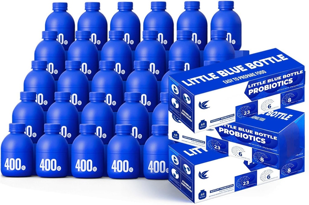 Probiotika 40 milliarder CFU - 30 flasker x 0,7oz - fordøjelsessygdomme supplement