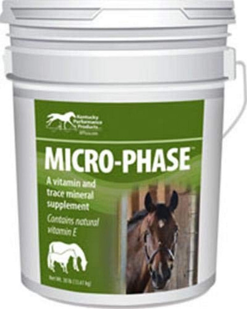 044047 Mikrofase Vitamin & Mineral supplement til hest, 30 LB