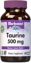 Bluebonnet Taurine 500 mg Vitamin kapsler, 50 Tælling