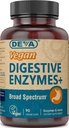 Deva Vegan Vitamin fordøjelsesenzymer Plus tillæg - en unik blanding af enzymer & urter - 90 kapsler, 1- Pack