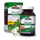 Naturens svar Bacopa Monnieri Standardized Vegetarian Capsules 500mg, 90- Greve Note 124; Promoes Cognitive Function