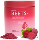 Beets + Organic Beet Root Powder Blend Foretrukket med vitaminer og prebiotika til hjerte sund energi & nitrogenoxid produktion