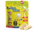 Nana flakes 100% Pure Banana flakes Food Powder 4 lbs - Great Source of Kalium & Fiber, for fordøjelsessygdomme & Lejlighedsvis Diarré, Meal Thickening - Natural & Linding (4 lbs Bag)
