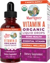 MaryRuth Organics USDA Organic Vitamin A Liquid Drops Measures 124; 3 Months Supply Measures 124; Bone Health for Age 14 + Measures 124; Essential Vitamin Measures 124; Sugar Free Measures 124; Vegan Measures 124; Non- GMO Measures 124; Gluten Free Measures 124; 1oz