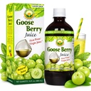 Basic Ayurveda Gooseberry Juice Shue 124; Pure Amla Fruit Juice Shue 124; Ingen Sukker Tilføjet # 124; Naturlig kilde til C-vitamin # 124; for hår, øje, tænder & negle # 124; 16.23 Fl Oz / 480ml