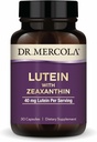 Dr. Mercola Lutein med Zeaxanthin, 30 Servere (30 kapsler), 40 mg Lutein Per Servering, Kosttilskud, Understøtter Vision Sundhed og Kognitiv funktion, Non- GMO