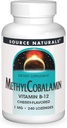 Source Naturals MethylCobalamin Vitmain B- 12 Cherry- Smag, 1 mg - 240 Lozenges