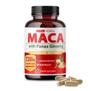 Vital Herbal Maca Root Complex med Ashwagandha, Tongkat Ali, Tribulus, Horny Goat Weed & Panax Ginseng - Herbal Support for Energy & Performance - 90- Day Supply