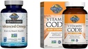 Livets have Dr. Formuleret Advanced Omega Fish Oil & Raw Vitamin Code C, 120 Veg kapsler