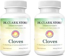 Dr. Clark Cloves Healthcare Supplement - Naturlig fordøjelsessygdom, 500 mg, 100 Pure Gelatine Capsules 2Pack