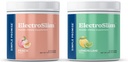 Simple Lovet ElectroSlim Bundle Flavor - Lemon Lime og Peach - sukkerfri elektrolyte pulver hydrering støtte med essentielle elektrolyter - Ingen sukker formel for daglig energibalance