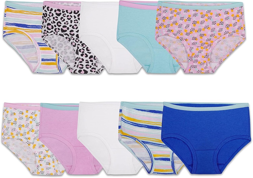 Frugt fra Loom Girls 'Cotton Brief Undertøj Multipakninger