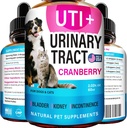 Cat & Dog UTI Treatment - UTI Medicine & Urinary Tract Infection Treatment for Kæledyr - Nyresupport - Bstige Kontrol for Hunde Inkontinens - Cat UTI Remedy - Cranberry Supplement - US Made - 2fl.oz