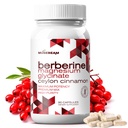 Berberine HCL Magnesium Glycinat Supplement - 1800 mg højrenhedskapsler med Ceylon kanel - Vegan Friendly non-GMO Gluten- Free Sugar Free Pill for Men Kvinder