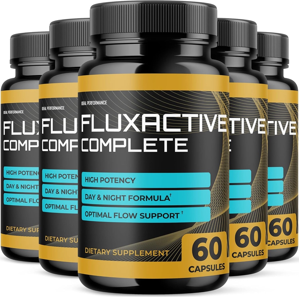 (5 Pack) Fluxactive Complete Package Fluxactive Complete for Prostate Health Fluxactive Pills Flux Active Complete (300 kapsler)