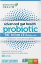 Ægte sundhed Probiotika, 50 Millioner CFU, Daily Care, 15 Diverse Stains, Soy Free, Gluten Free, Vegan Delayed- Release Capsules for Advanced Gut Health (60 Greve)