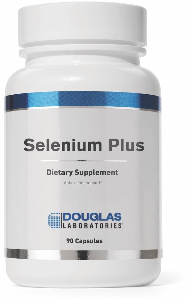 Douglas Laboratories Selenium Plus Mex124; Selenium Supplement med vitaminer E og C Mex124; 90 Kapsler