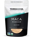 Terrasoul Superfood Organic Gelatinized Maca Powder, 16 Oz, Hormon Balance, Energy Boost, og Superfood Smoothies med peruvian Maca Root, Gelatinized for Easy fordøjelse