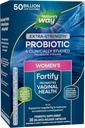 Nature 's Way Women' s Extra Strength (1) Forstærker Probiotiske 50B kulturer, understøtter fordøjelse, vaginal og immunforsvar *, Plantbaserede Prebiotic Fiber, non-GMO projekt Verified, 30 kapsler