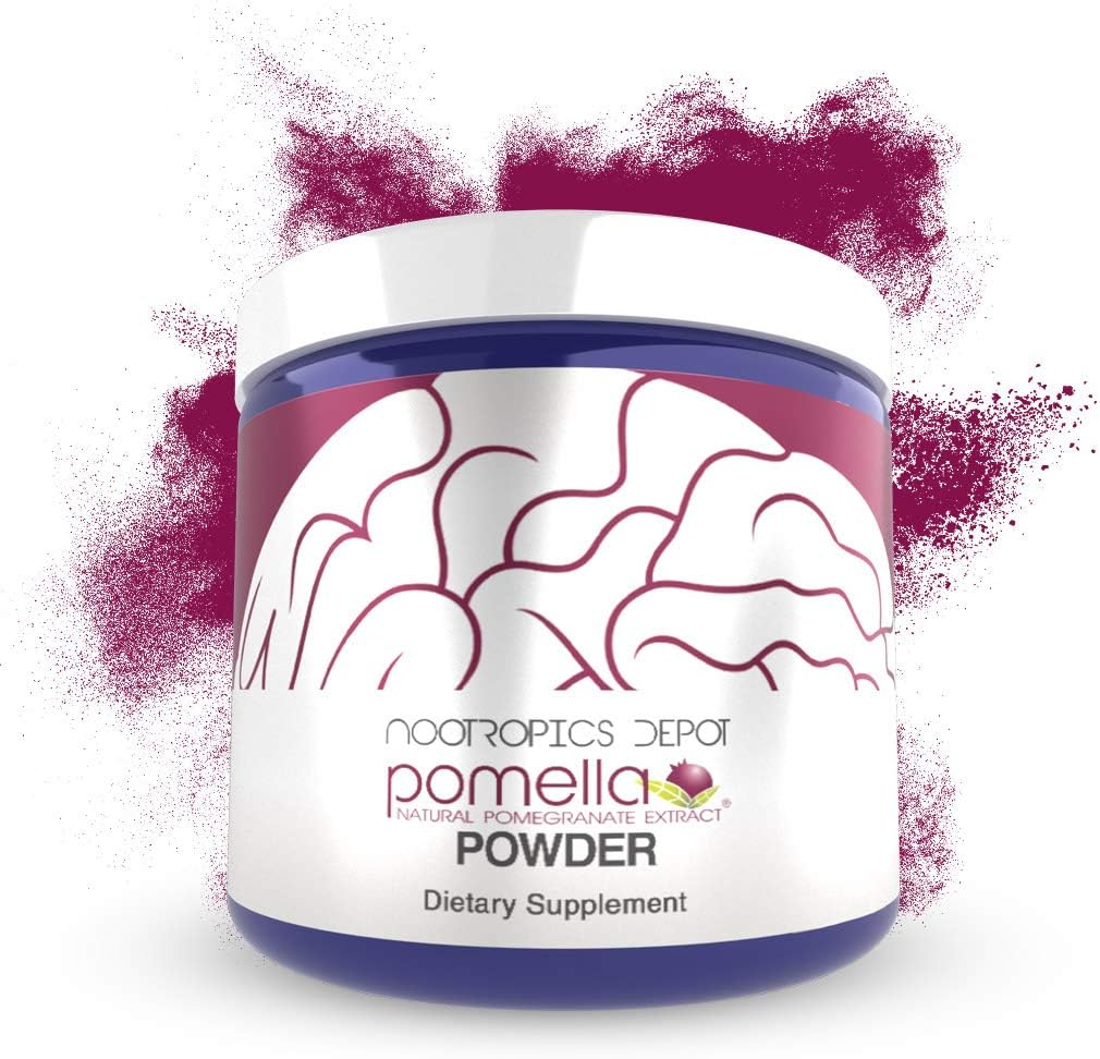 Nootropics Depot Pomella Pomegranate Extract Powder 15 Grams | Oxidative and Inflammatory Support Supplement | Promotes Cardiovascular Health | Contains 100 Servings