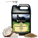 Sølv Lining urter Hamp Seed Coconut Oil - Horse Kosttilskud til fælles støtte, immunsystem & Kardiovaskulær sundhed - Rig kilde til Omega 3, E-vitamin & essentiel olie til heste - 1 Gallon