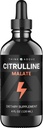 L- Citrullin DL- malat 2: 1 Flydende dråber - Hurtig Absorption - 250 mg per servering - Easy- to- Use Dropper - 30- Day Supply