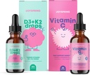 JoySpring C-vitamin + Elderberry Drops + Zink Kosttilskud til børn immunforsvar og D-vitamin Dryps til immunstøtte & hjerte sundhed