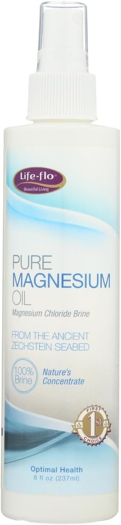 Life- flo Pure Magnesium Oil, 8 Fluid Ounce