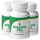 Keravita Pro - Naturligt tillæg med vitaminer C, E-vitamin, grøn te, gurkemeje & champignon for hår & nail