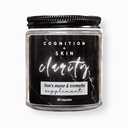 Løvens Mane & Tremella Mushroom Mænd hudpleje acne supplement: Kognition + hud CLARITY - Helbred din hud indefra! (Vegan)