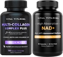 Vital Vitamin Multi Collagen Complex Plus + NAD + Supplement