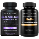 Vital Vitamin Multi Collagen Complex Plus + NAD + Supplement
