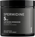 Toniiq Ultra Koncentreret 500mg Spermidin Kosttilskud til mænd og kvinder - Ikke-syntetisk Spermidin Standardiseret til ingen mindre end 1% - 5mg per Serving Rice Germ Extract