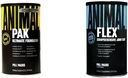 Animal Pak - Praktisk All- in- One Vitamin & Supplement Pack - Zink & Flex - Komplet fælles Support - Indeholder gurkemeje Root Curcumin - Hjælper reparation og gendannelse Joints - 44 pakker